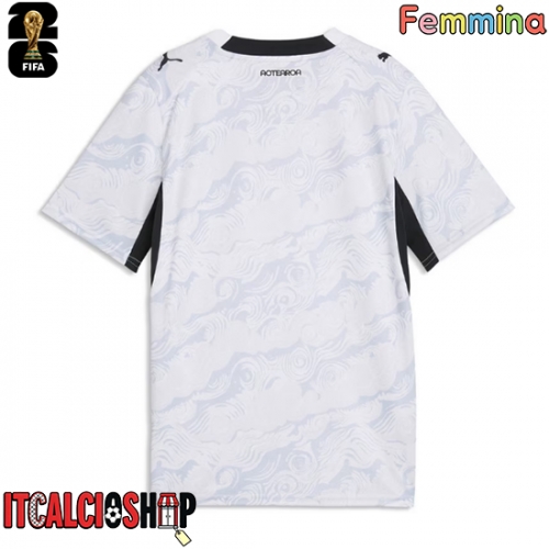 Nuova Zelanda Seconda Maglia Femmina Mondiali 2026 Manica Corta